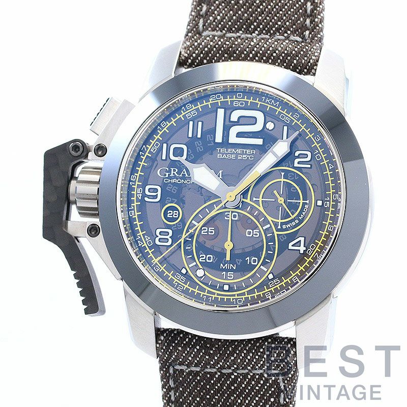 【中古】GRAHAM CHRONOFIGHTER OVER SIZE TARGET グラハム クロノファイターオーバーサイズ ターゲット 2CCAC.B16A.T34S