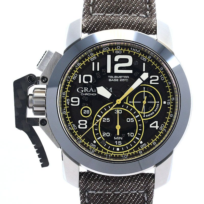 【中古】GRAHAM CHRONOFIGHTER OVER SIZE TARGET グラハム クロノファイターオーバーサイズ ターゲット 2CCAC.B16A.T34S