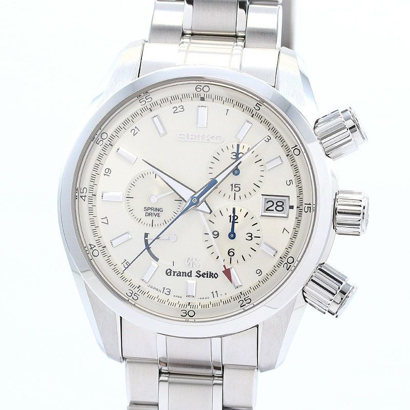 【中古】GRAND SEIKO 9R SPRING DRIVE CHRONOGRAPH MASTER SHOP LIMITED グランドセイコー 9Rスプリングドライブ クロノグラフ マスターショップ限定 SBGC001(9R86-0AA0)