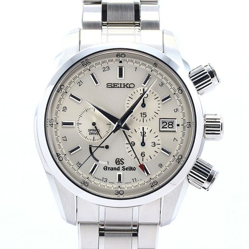 【中古】GRAND SEIKO 9R SPRING DRIVE CHRONOGRAPH MASTER SHOP LIMITED グランドセイコー 9Rスプリングドライブ クロノグラフ マスターショップ限定 SBGC001(9R86-0AA0)