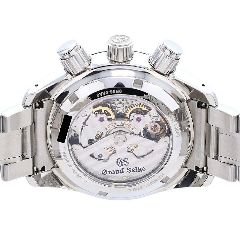 【中古】GRAND SEIKO 9R SPRING DRIVE CHRONOGRAPH MASTER SHOP LIMITED グランドセイコー 9Rスプリングドライブ クロノグラフ マスターショップ限定 SBGC001(9R86-0AA0)