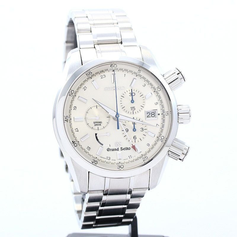 【中古】GRAND SEIKO 9R SPRING DRIVE CHRONOGRAPH MASTER SHOP LIMITED グランドセイコー 9Rスプリングドライブ クロノグラフ マスターショップ限定 SBGC001(9R86-0AA0)