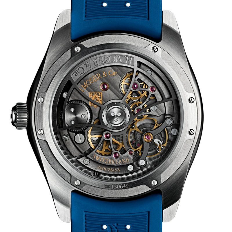 H.Moser & Cie. PIONEER RETROGRADE SECONDS MIDNIGHT BLUE H.モーザー パイオニア・レトログラード セコンド ミッドナイトブルー 3250-1200