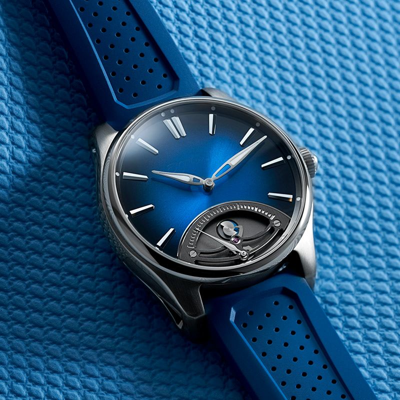 H.Moser & Cie. PIONEER RETROGRADE SECONDS MIDNIGHT BLUE H.モーザー パイオニア・レトログラード セコンド ミッドナイトブルー 3250-1200