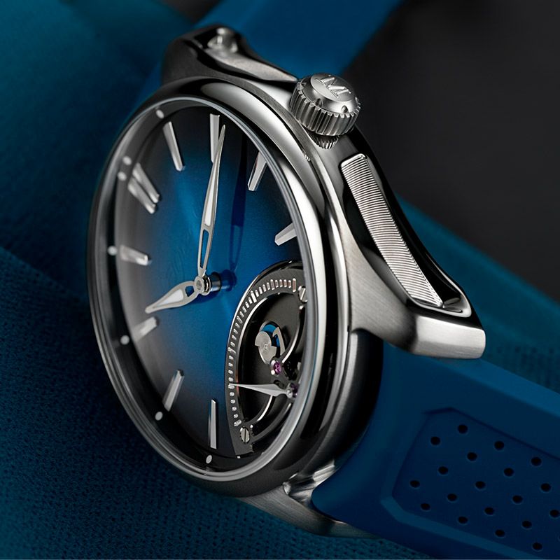 H.Moser & Cie. PIONEER RETROGRADE SECONDS MIDNIGHT BLUE H.モーザー パイオニア・レトログラード セコンド ミッドナイトブルー 3250-1200