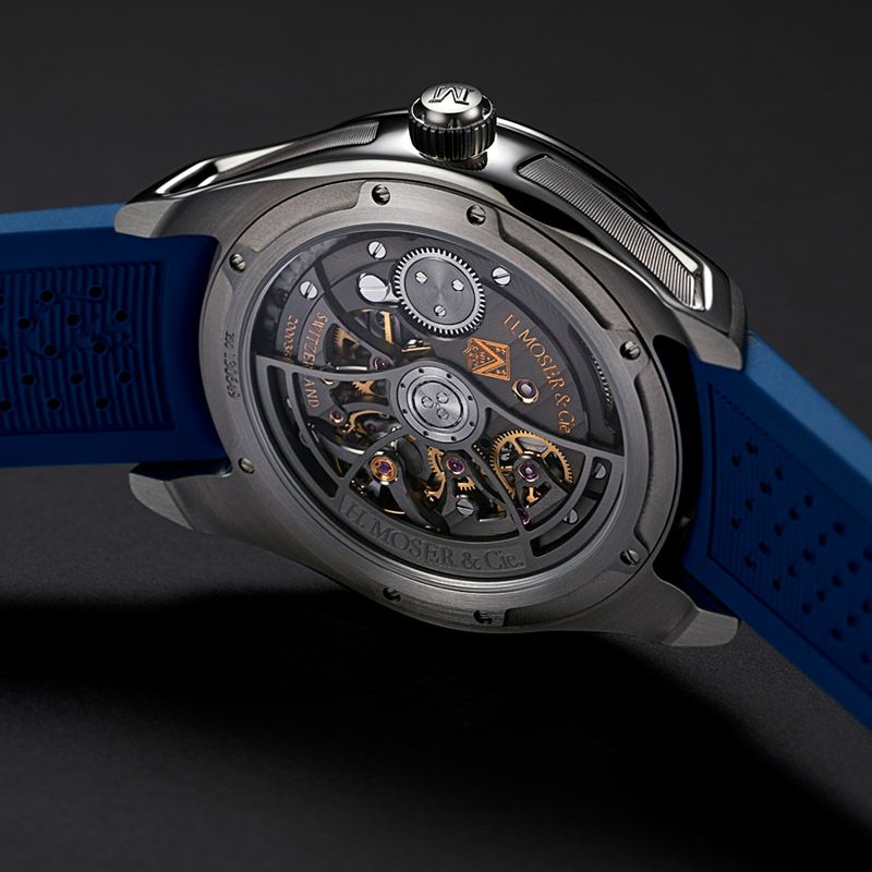 H.Moser & Cie. PIONEER RETROGRADE SECONDS MIDNIGHT BLUE H.モーザー パイオニア・レトログラード セコンド ミッドナイトブルー 3250-1200