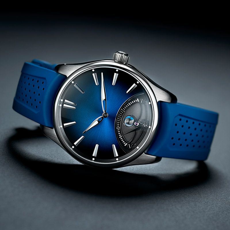 H.Moser & Cie. PIONEER RETROGRADE SECONDS MIDNIGHT BLUE H.モーザー パイオニア・レトログラード セコンド ミッドナイトブルー 3250-1200