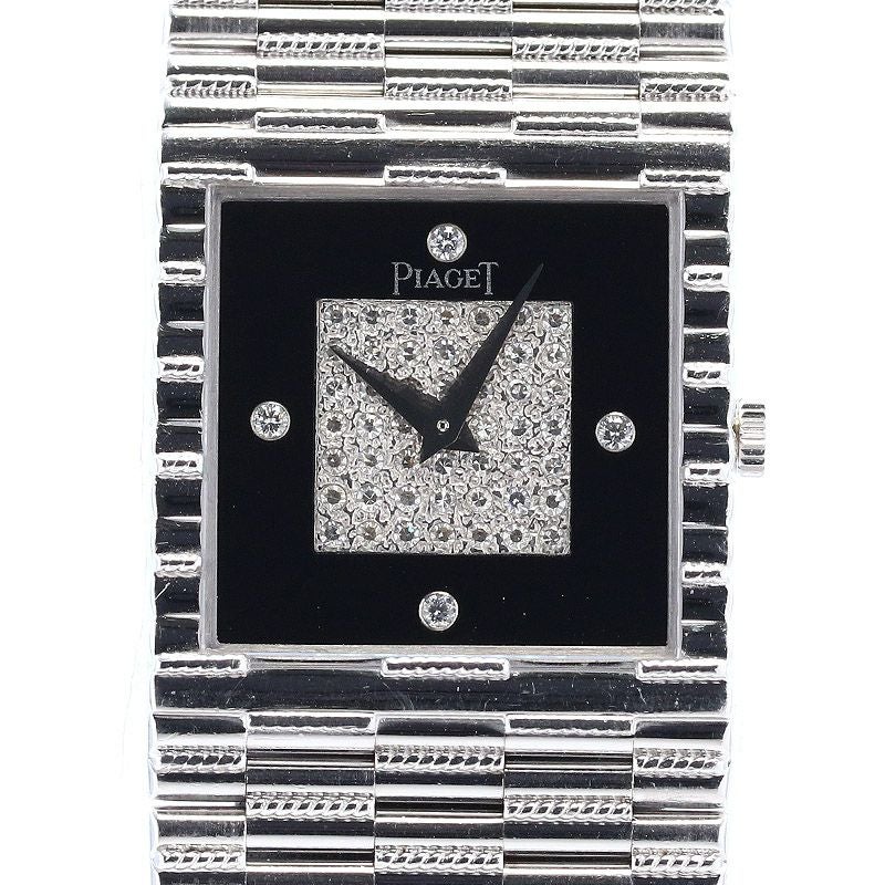 【中古】PIAGET TRADITION ONYX & PAVE DIAMONDS DIAL ピアジェ トラディション オニキス&パヴェダイヤモンド ダイヤル 9352G2