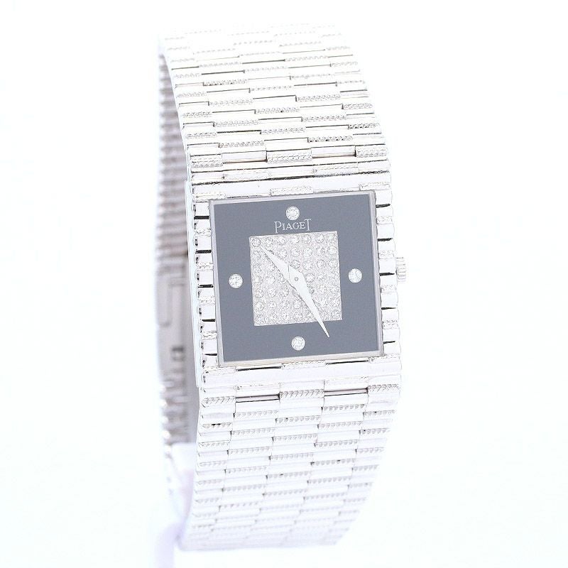 【中古】PIAGET TRADITION ONYX & PAVE DIAMONDS DIAL ピアジェ トラディション オニキス&パヴェダイヤモンド ダイヤル 9352G2
