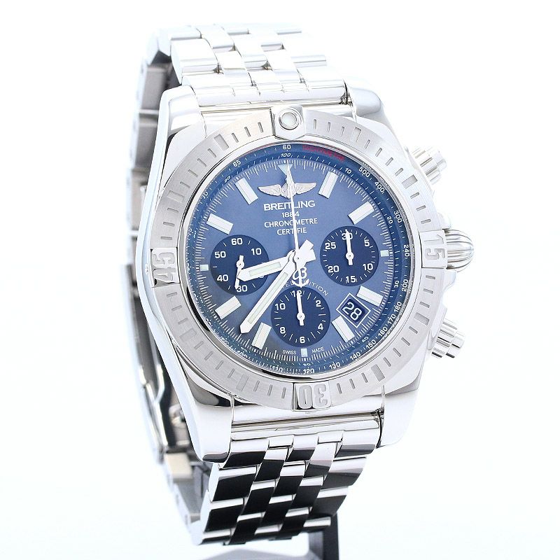 【中古】BREITLING CHRONOMAT JSP BLACK MOTHER OF PEARL LIMITED ブライトリング クロノマットJSP ブラック・マザー・オブ・パール リミテッド AB01152A/BH20/388A (S001B-PPA)
