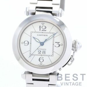 【中古】CARTIER PASHA C DE CARTIER 35MM BIG DATE カルティエ パシャ C ドゥ カルティエ 35MM ビッグデイト W31055M7