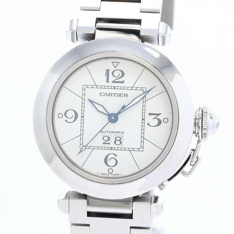 【中古】CARTIER PASHA C DE CARTIER 35MM BIG DATE カルティエ パシャ C ドゥ カルティエ 35MM ビッグデイト W31055M7