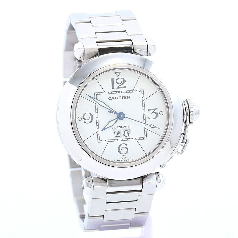 【中古】CARTIER PASHA C DE CARTIER 35MM BIG DATE カルティエ パシャ C ドゥ カルティエ 35MM ビッグデイト W31055M7