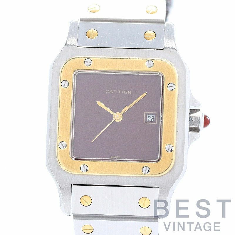 【中古】CARTIER SANTOS CARREE / SANTOS GALBEE LARGE MODEL カルティエ サントスカレ LM / サントスガルベ LM 45168381