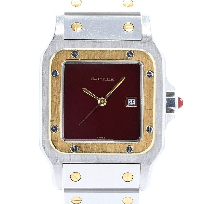 【中古】CARTIER SANTOS CARREE / SANTOS GALBEE LARGE MODEL カルティエ サントスカレ LM / サントスガルベ LM 45168381