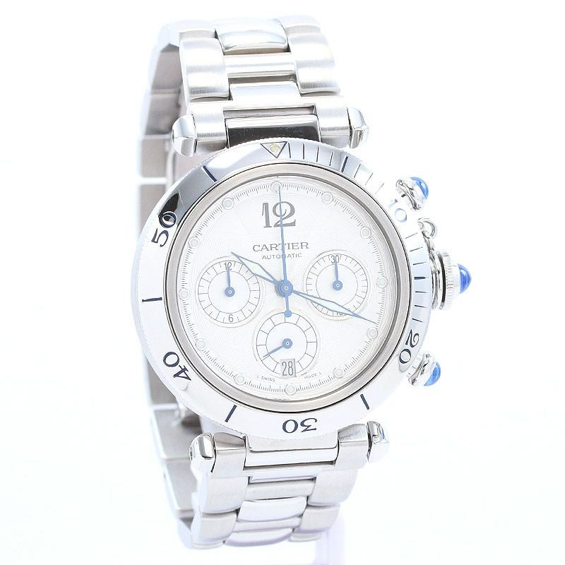 【中古】CARTIER PASHA DE CARTIER PLONGEUR CHRONOGRAPH カルティエ パシャ ドゥ カルティエ プロンジャー クロノグラフ 38MM W31030H3