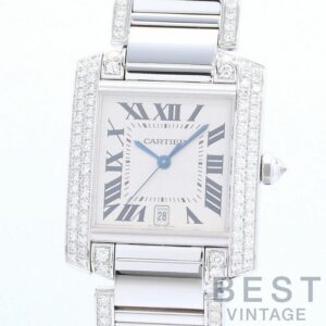 【中古】CARTIER TANK FRANCAISE LARGE MODEL カルティエ タンク フランセーズ LM WE1003SC