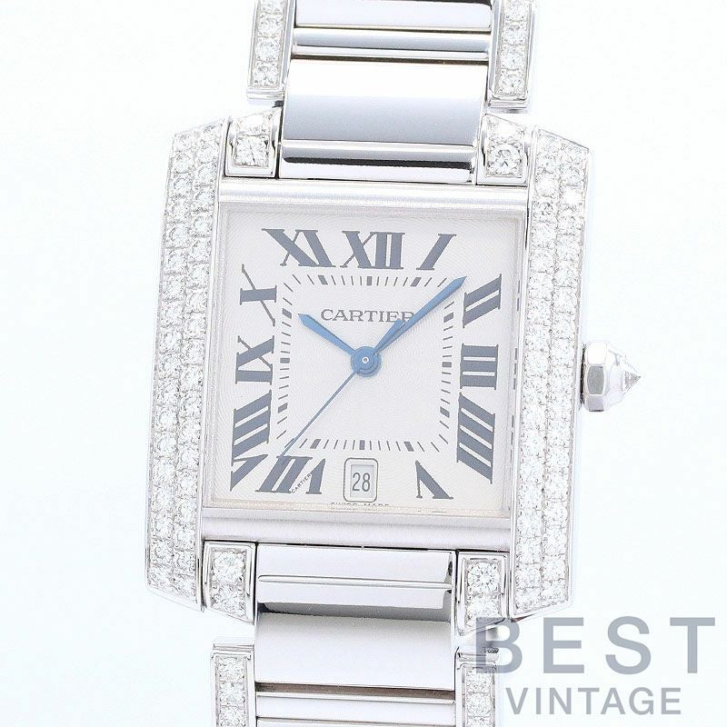 【中古】CARTIER TANK FRANCAISE LARGE MODEL カルティエ タンク フランセーズ LM WE1003SC