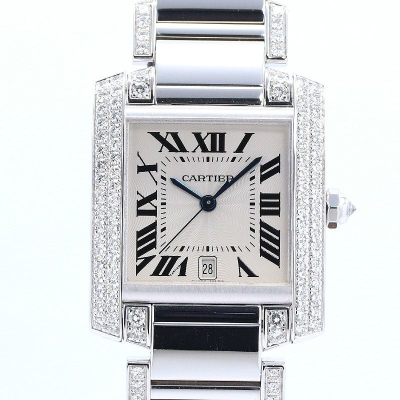【中古】CARTIER TANK FRANCAISE LARGE MODEL カルティエ タンク フランセーズ LM WE1003SC