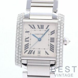 【中古】CARTIER TANK FRANCAISE LARGE MODEL カルティエ タンク フランセーズ LM WE100351