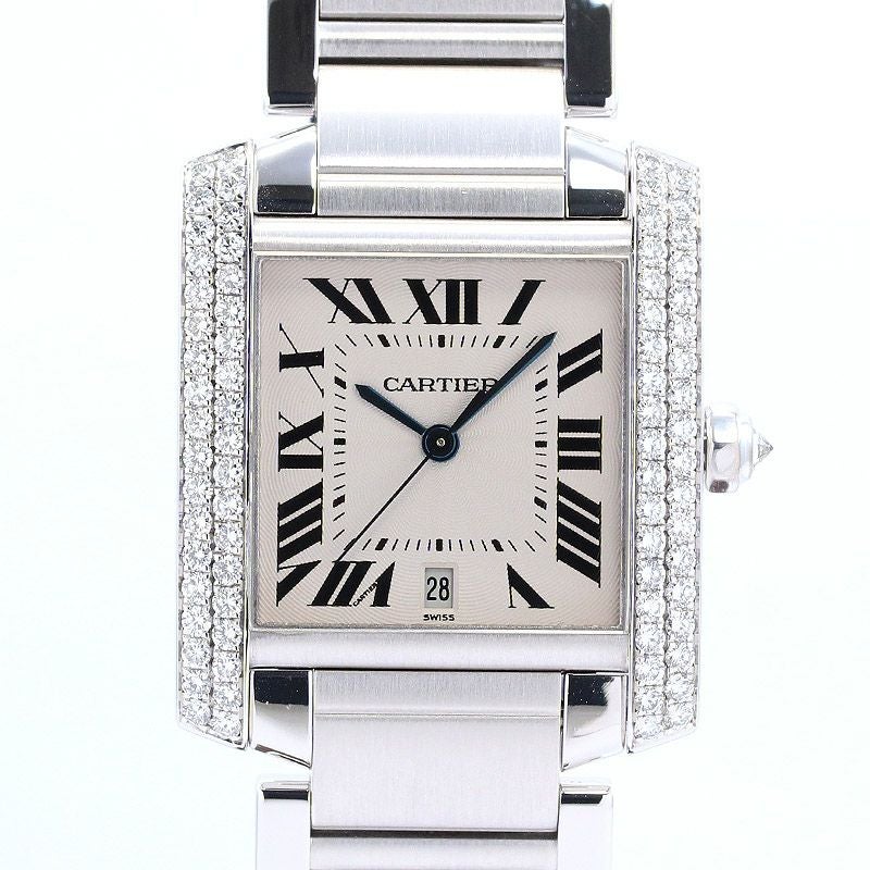 【中古】CARTIER TANK FRANCAISE LARGE MODEL カルティエ タンク フランセーズ LM WE100351