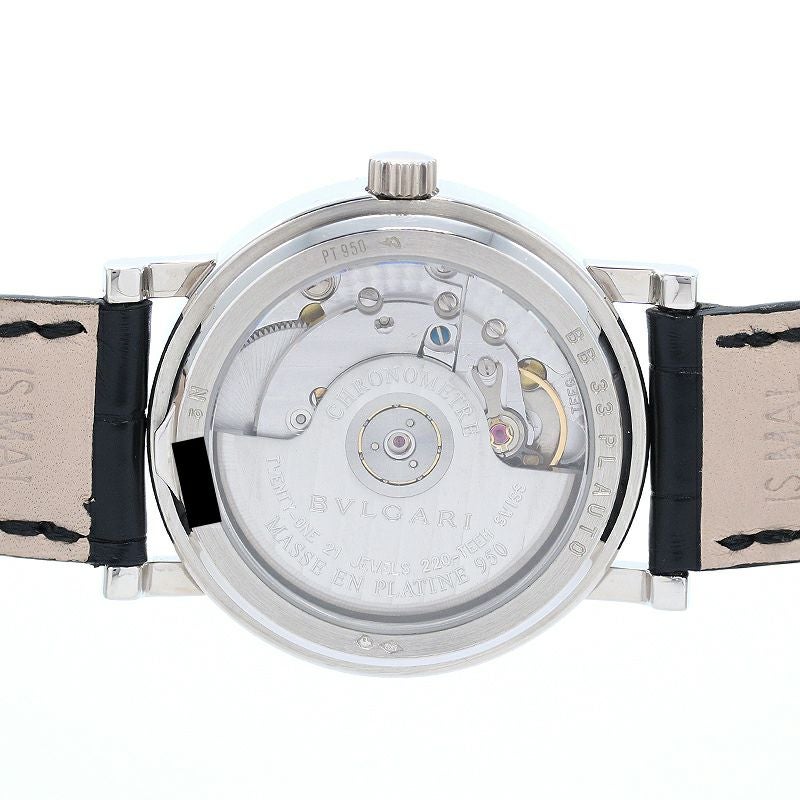 【中古】BVLGARI BVLGARI BVLGARI PLATINUM AUTOMATIC ブルガリ ブルガリ・ブルガリ プラチナ オートマチック BB33PLAUTO