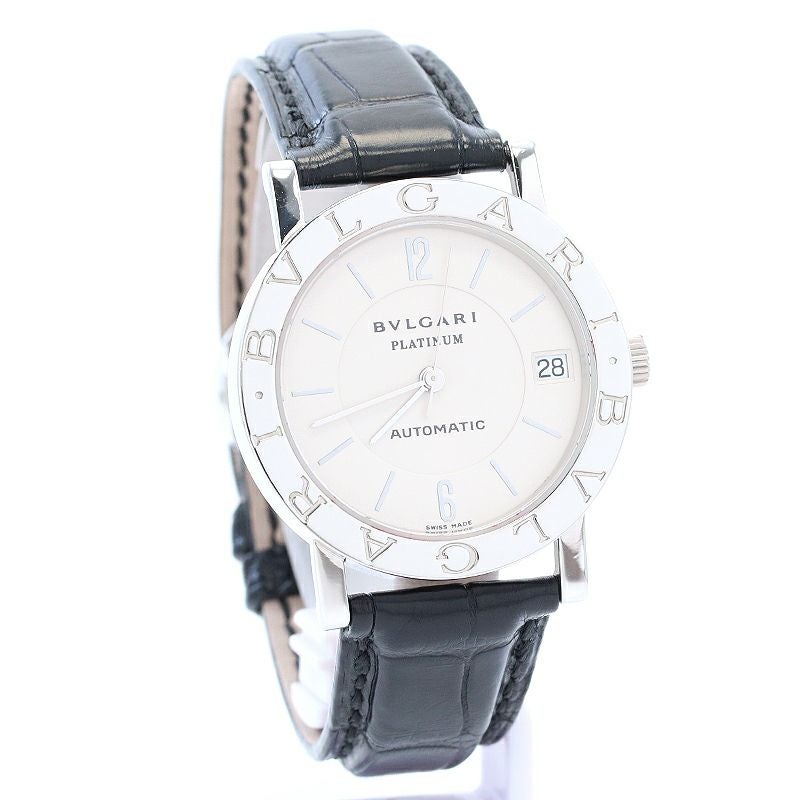 【中古】BVLGARI BVLGARI BVLGARI PLATINUM AUTOMATIC ブルガリ ブルガリ・ブルガリ プラチナ オートマチック BB33PLAUTO