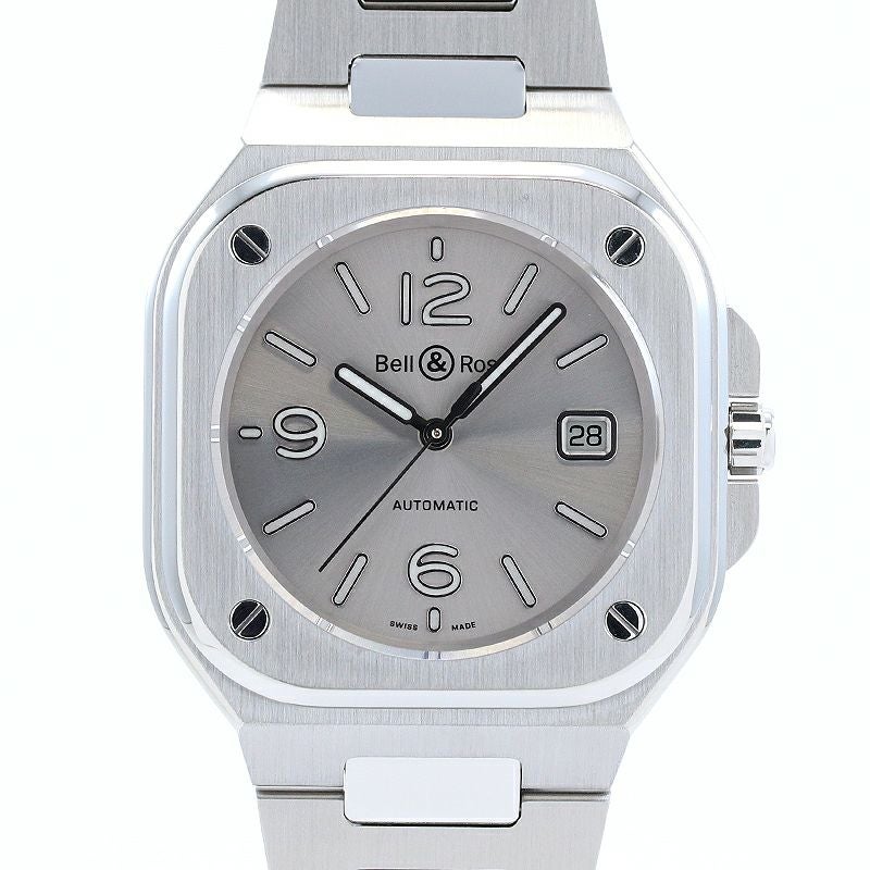 【中古】BELL & ROSS BR05 GREY STEEL ベル&ロス BR05 グレー・スティール BR05A-GR-ST/SST