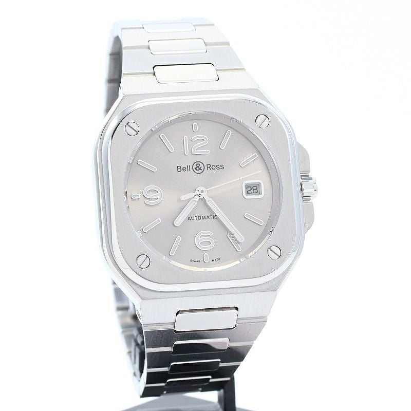 【中古】BELL & ROSS BR05 GREY STEEL ベル&ロス BR05 グレー・スティール BR05A-GR-ST/SST