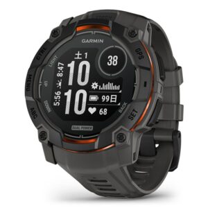 GARMIN Instinct 3 Dual Power 50mm Black / Charcoal ガーミン インスティンクト 3 デュアルパワー 50mm ブラック / チャコール 010-02935-30
