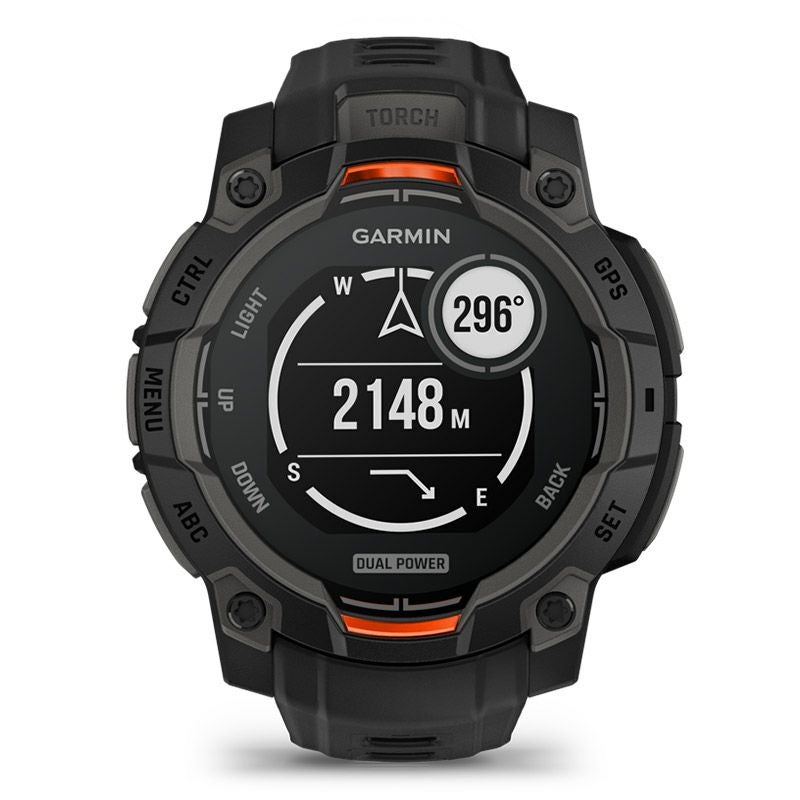 GARMIN Instinct 3 Dual Power 45mm Black ガーミン インスティンクト 3 デュアルパワー 45mm ブラック 010-02934-30