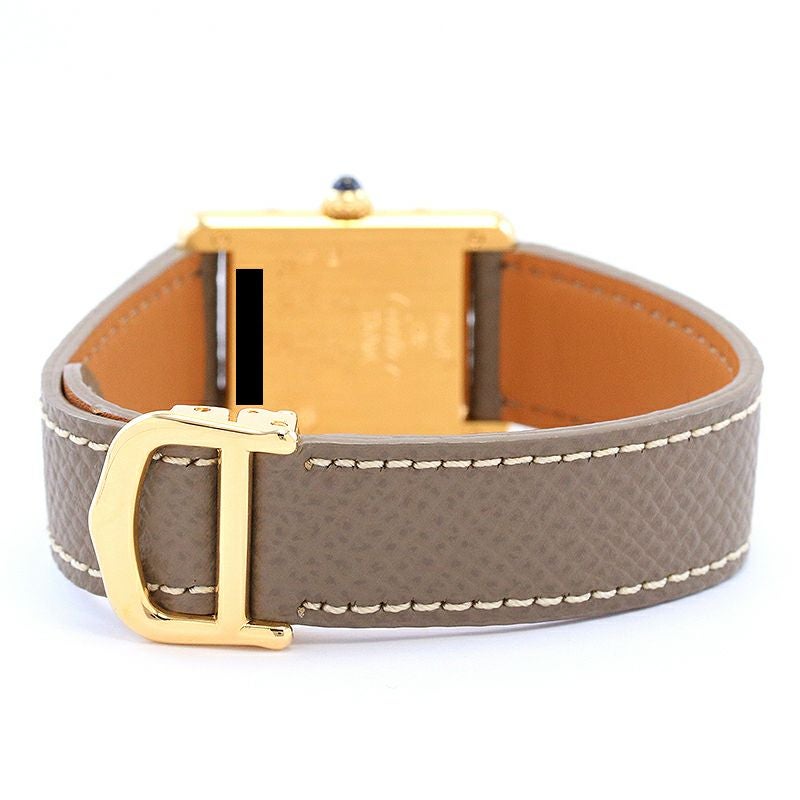 【中古】CARTIER MUST TANK SMALL MODEL VERMEIL カルティエ マストタンク SM ヴェルメイユ W1008354