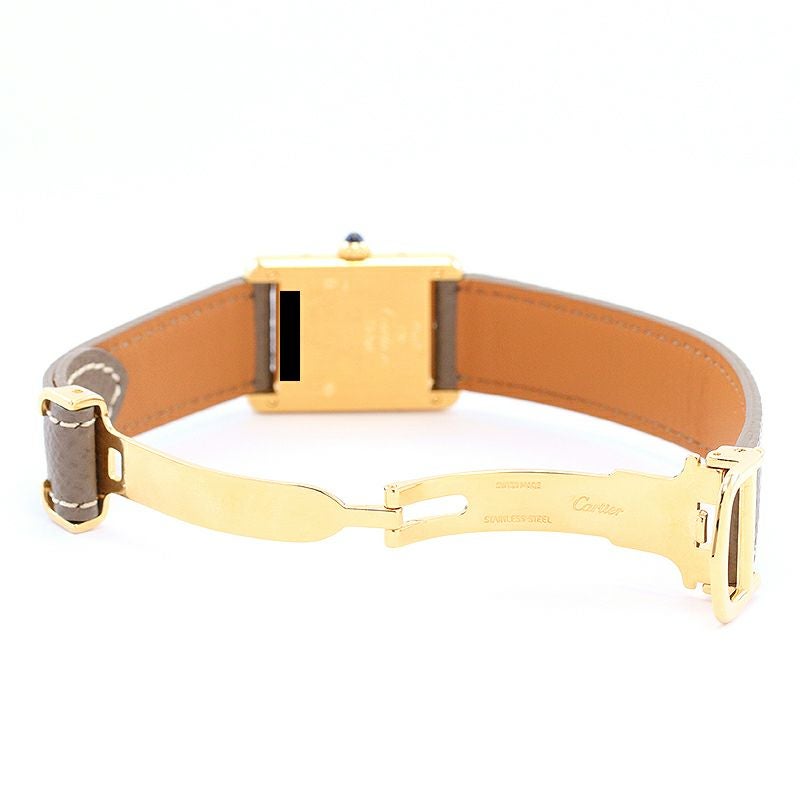 【中古】CARTIER MUST TANK SMALL MODEL VERMEIL カルティエ マストタンク SM ヴェルメイユ W1008354