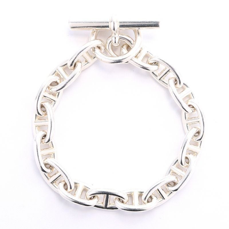 【中古】HERMES CHAINE D’ANCRE BRACELET MM 16PIECES エルメス シェーヌダンクル モアイヤンモデル 16コマ -