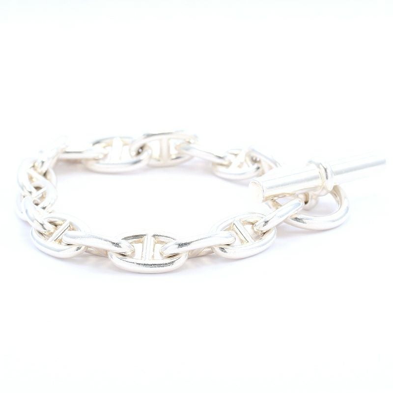 【中古】HERMES CHAINE D’ANCRE BRACELET MM 16PIECES エルメス シェーヌダンクル モアイヤンモデル 16コマ -