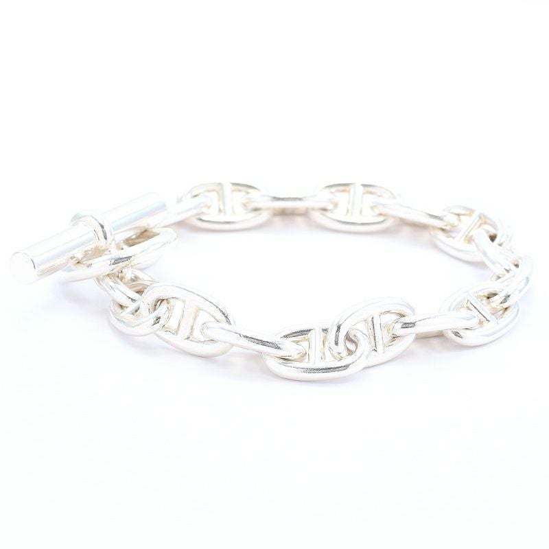 【中古】HERMES CHAINE D’ANCRE BRACELET MM 16PIECES エルメス シェーヌダンクル モアイヤンモデル 16コマ -