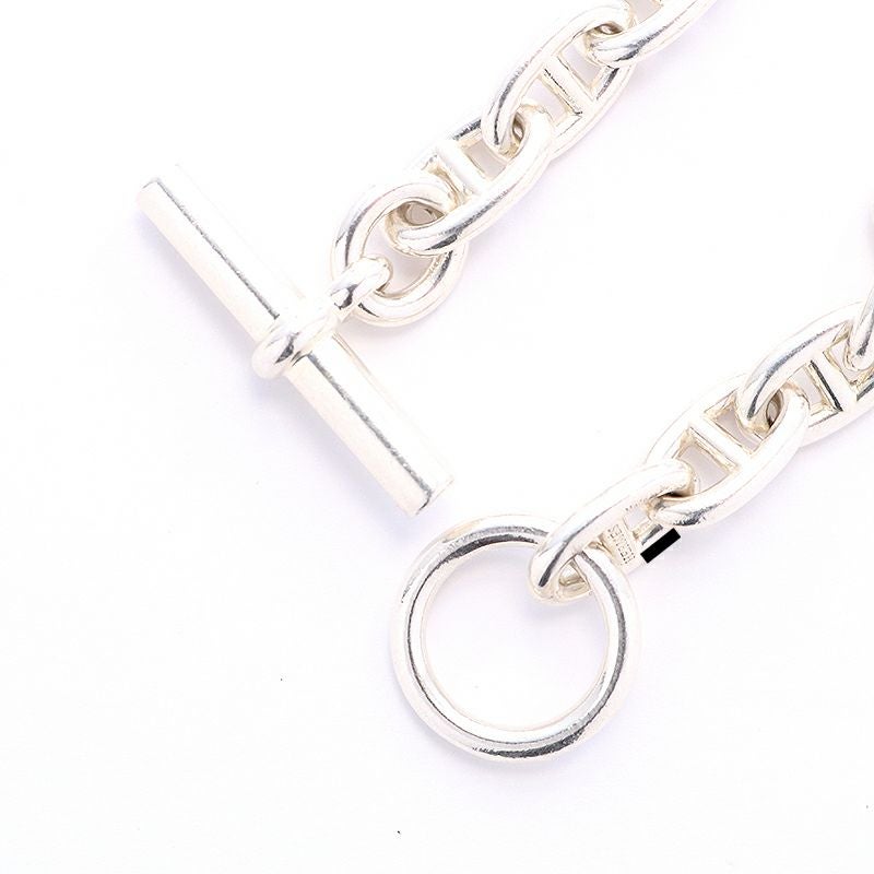 【中古】HERMES CHAINE D’ANCRE BRACELET MM 16PIECES エルメス シェーヌダンクル モアイヤンモデル 16コマ -