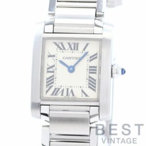 【中古】CARTIER TANK FRANCAISE SMALL MODEL カルティエ タンク フランセーズ SM W51008Q3
