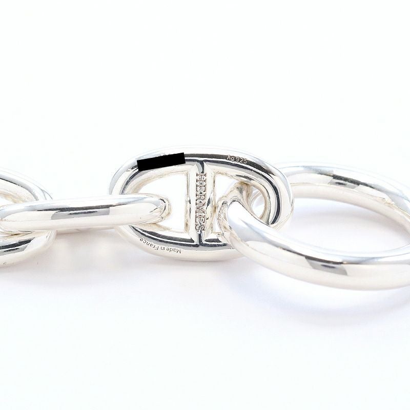 【中古】HERMES CHAINE D’ANCRE BRACELET MM 17PIECES エルメス シェーヌダンクル モアイヤンモデル 17コマ -
