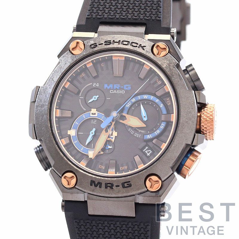 【中古】CASIO G-SHOCK MR-G MRG-B2000 SERIES KACHIIRO カシオ Gショック MR-G MRG-B2000シリーズ 勝色 MRG-B2000R-1AJR