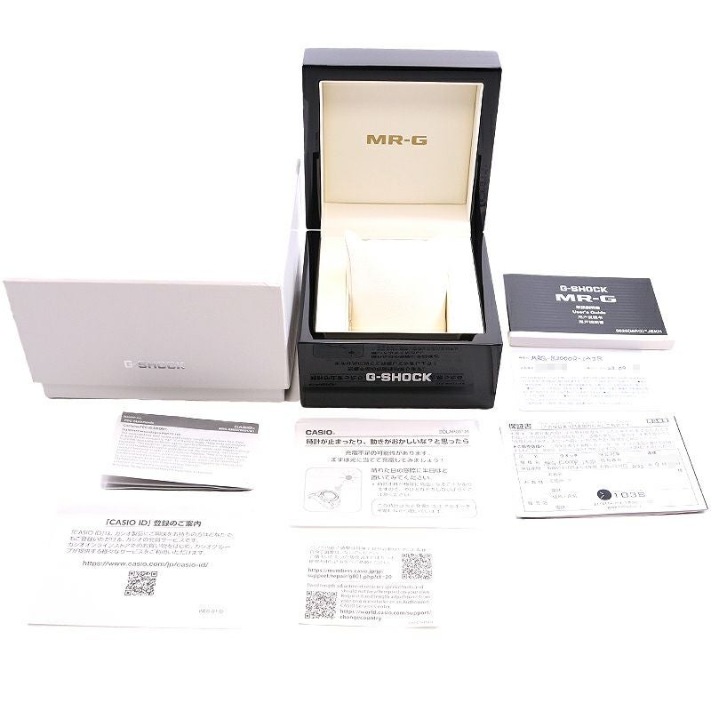 【中古】CASIO G-SHOCK MR-G MRG-B2000 SERIES KACHIIRO カシオ Gショック MR-G MRG-B2000シリーズ 勝色 MRG-B2000R-1AJR