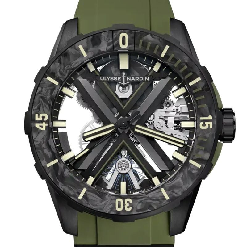 ULYSSE NARDIN DIVER X SKELETON OPS ユリス・ナルダン ダイバー X スケルトン OPS 3723-170-2C/3A