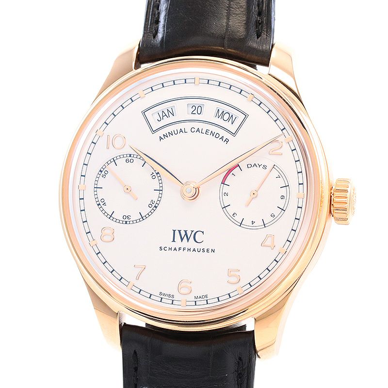 【中古】IWC PORTUGIESER ANNUAL CALENDAR アイ・ダブリュー・シー ポルトギーゼ・アニュアル・カレンダー IW503504