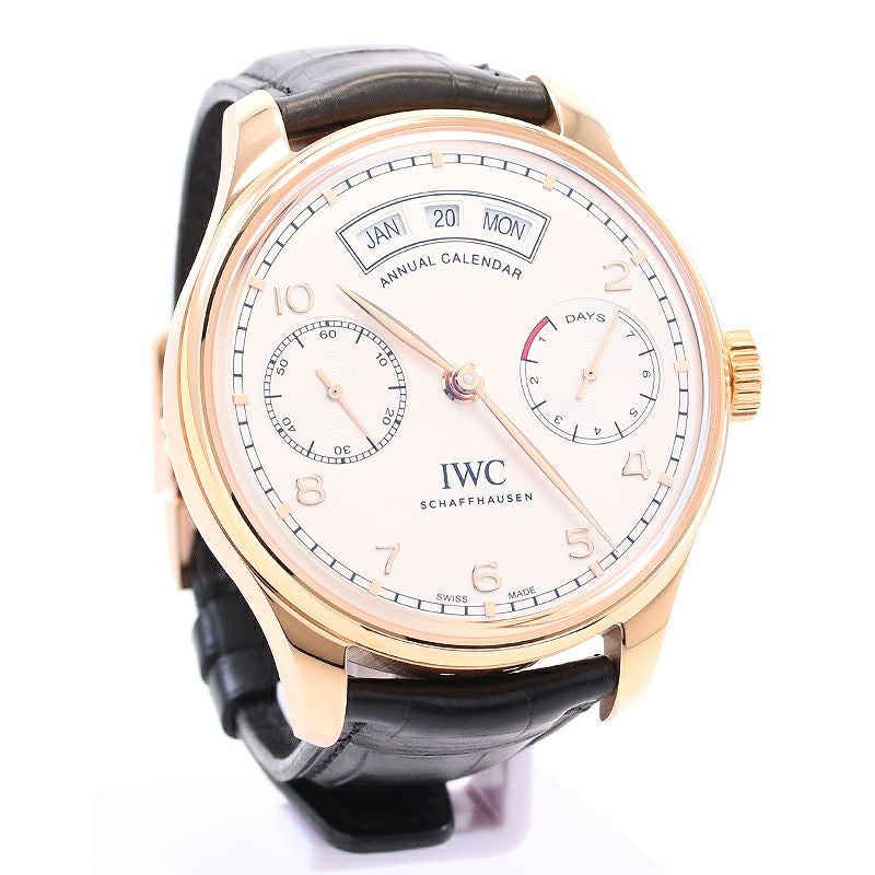 【中古】IWC PORTUGIESER ANNUAL CALENDAR アイ・ダブリュー・シー ポルトギーゼ・アニュアル・カレンダー IW503504