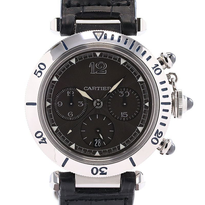 【中古】CARTIER PASHA DE CARTIER PLONGEUR CHRONOGRAPH N950 カルティエ パシャ ドゥ カルティエ プロンジャー クロノグラフ N950 38MM W3105155