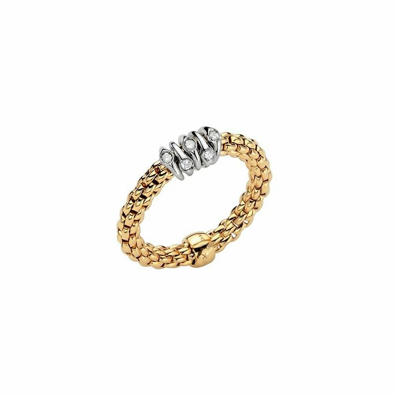 FOPE PRIMA COLLECTION FLEX'IT フォッペ プリマ コレクション フレグジット リング M 74608AX_BB_G_XBX_00M
