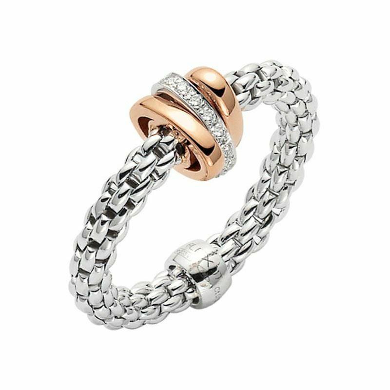 FOPE PRIMA COLLECTION FLEX'IT フォッペ プリマ コレクション フレグジット リング M 74408AX_BB_B_RBR_00M