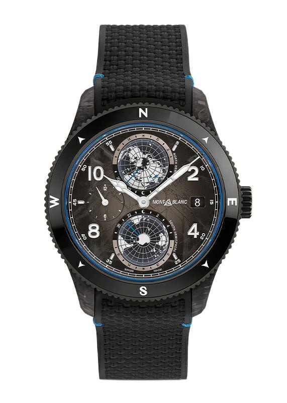 MONTBLANC 1858 GEOSPHERE CARBO? 0 O XYGEN LIMITED EDITION - 1969 モンブラン 1858 ジオスフェール CARBO? ゼロ オキシジェン リミテッドエディション - 1969 MB132300