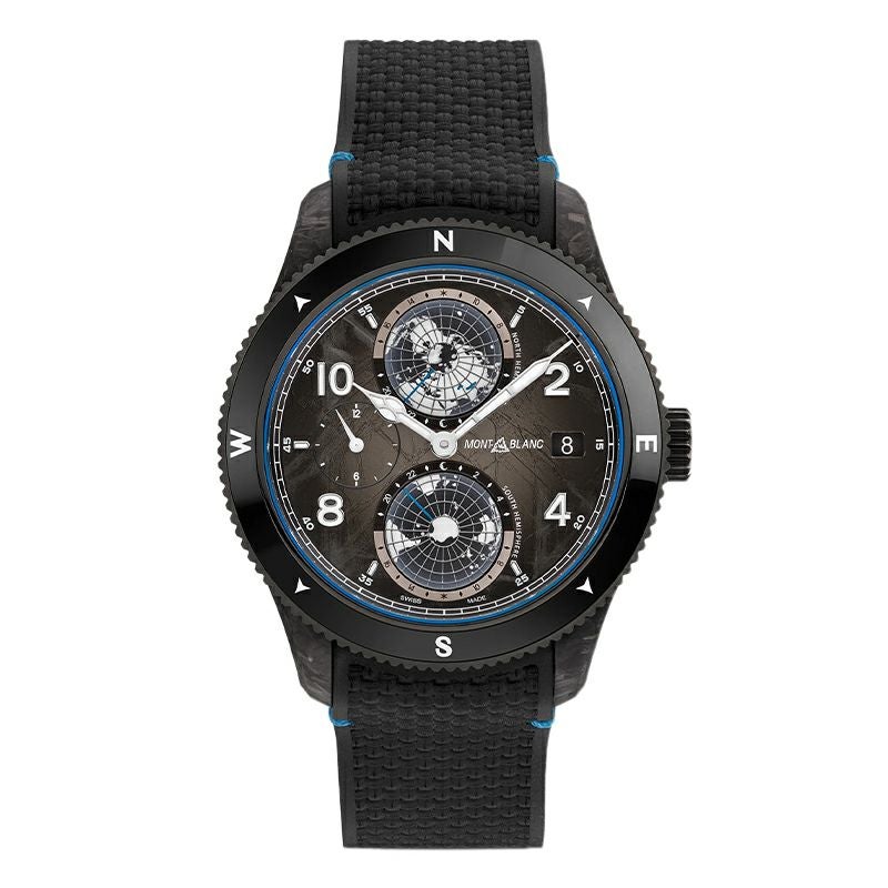 MONTBLANC 1858 GEOSPHERE CARBO? 0 O XYGEN LIMITED EDITION - 1969 モンブラン 1858 ジオスフェール CARBO? ゼロ オキシジェン リミテッドエディション - 1969 MB132300