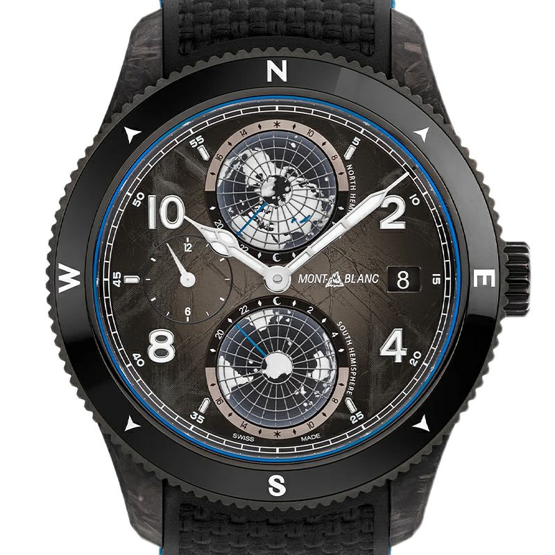 MONTBLANC 1858 GEOSPHERE CARBO? 0 O XYGEN LIMITED EDITION - 1969 モンブラン 1858 ジオスフェール CARBO? ゼロ オキシジェン リミテッドエディション - 1969 MB132300